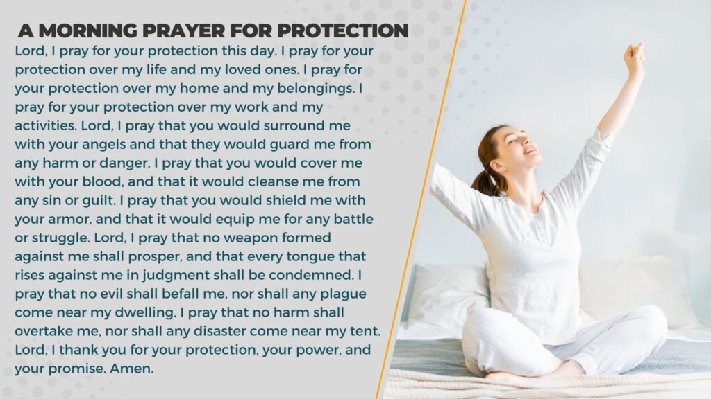 A Morning Prayer for Protection