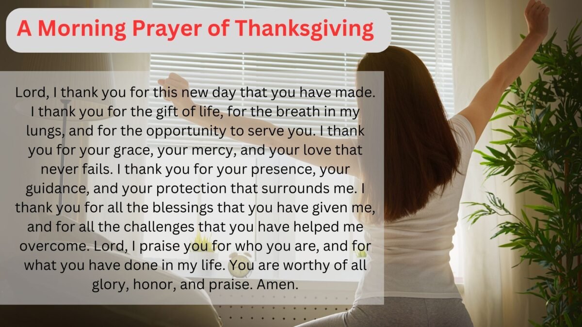 15 Good Morning Prayers To Start Your Day with Gratitude, Hope, and ...