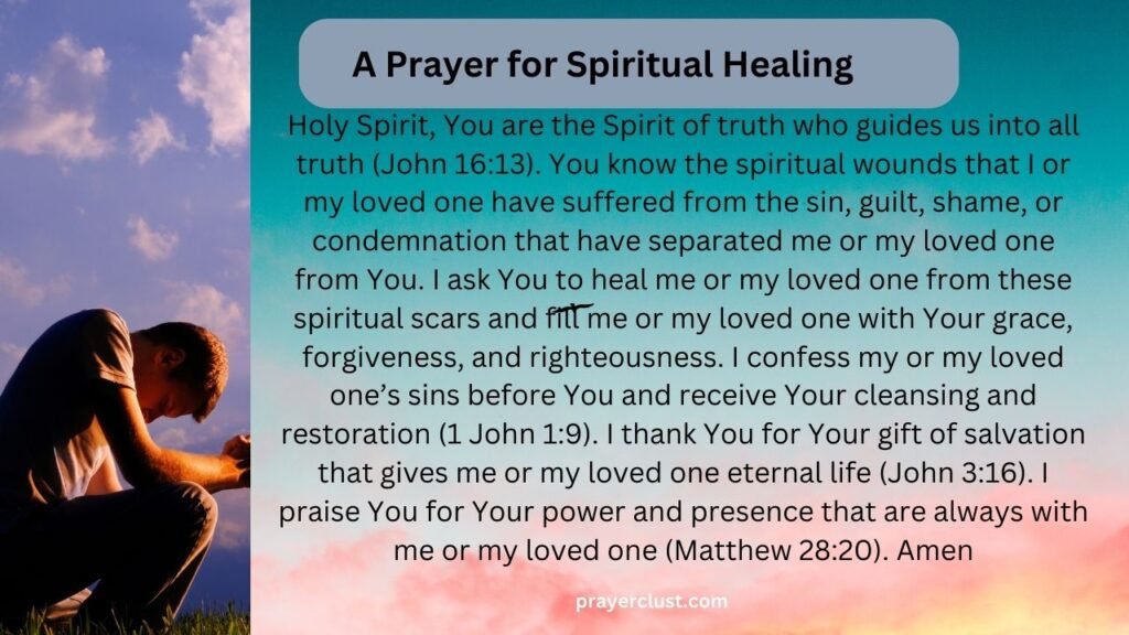 A Prayer for Spiritual Healing