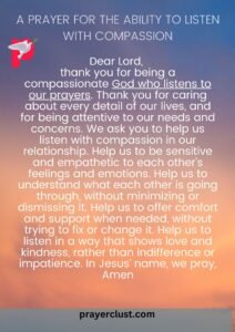 A Prayer for the Ability to Listen with Compassion