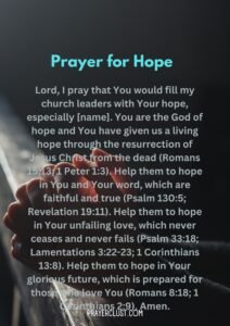 Prayer for Hope