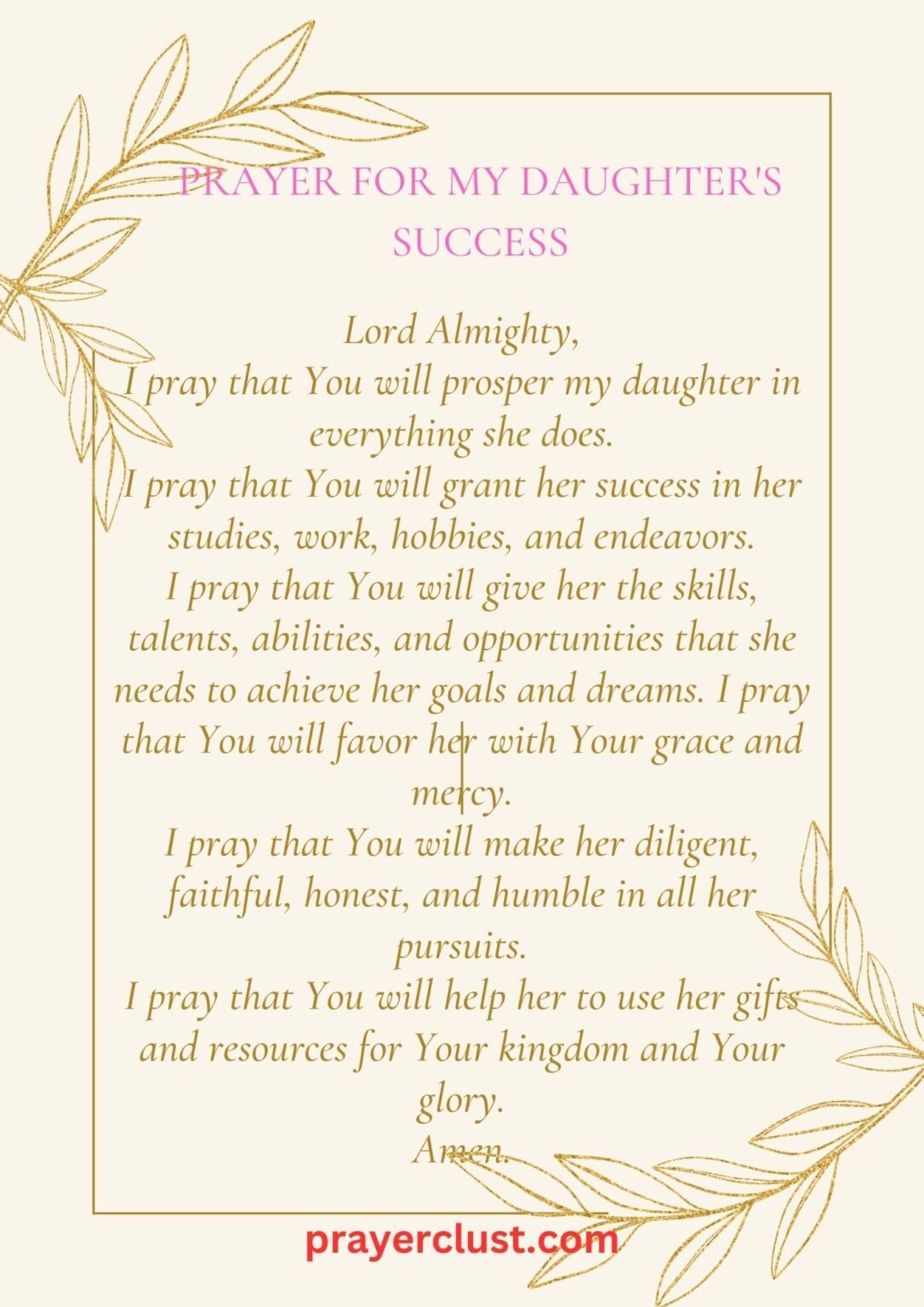 10 Powerful Prayers for My Daughter's Protection, Health, Happiness ...