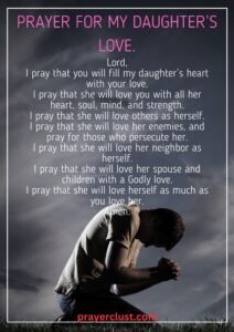Prayer for my daughter’s love