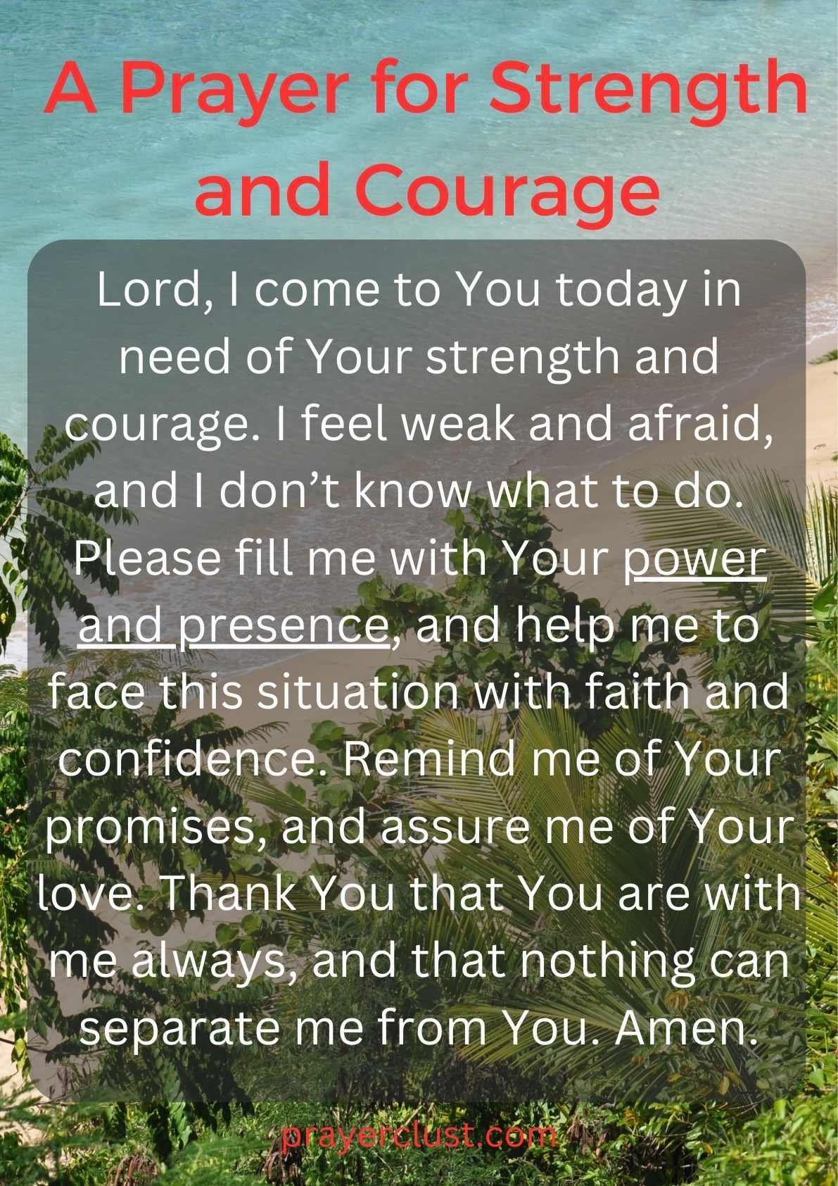 20 Prayers for Strength and Courage in Difficult Times for Family