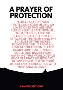 A prayer of protection