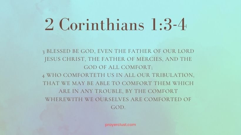 Intercessory Prayer for Comfort