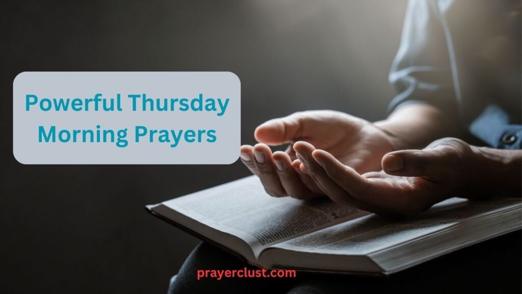 Thursday Morning Prayers