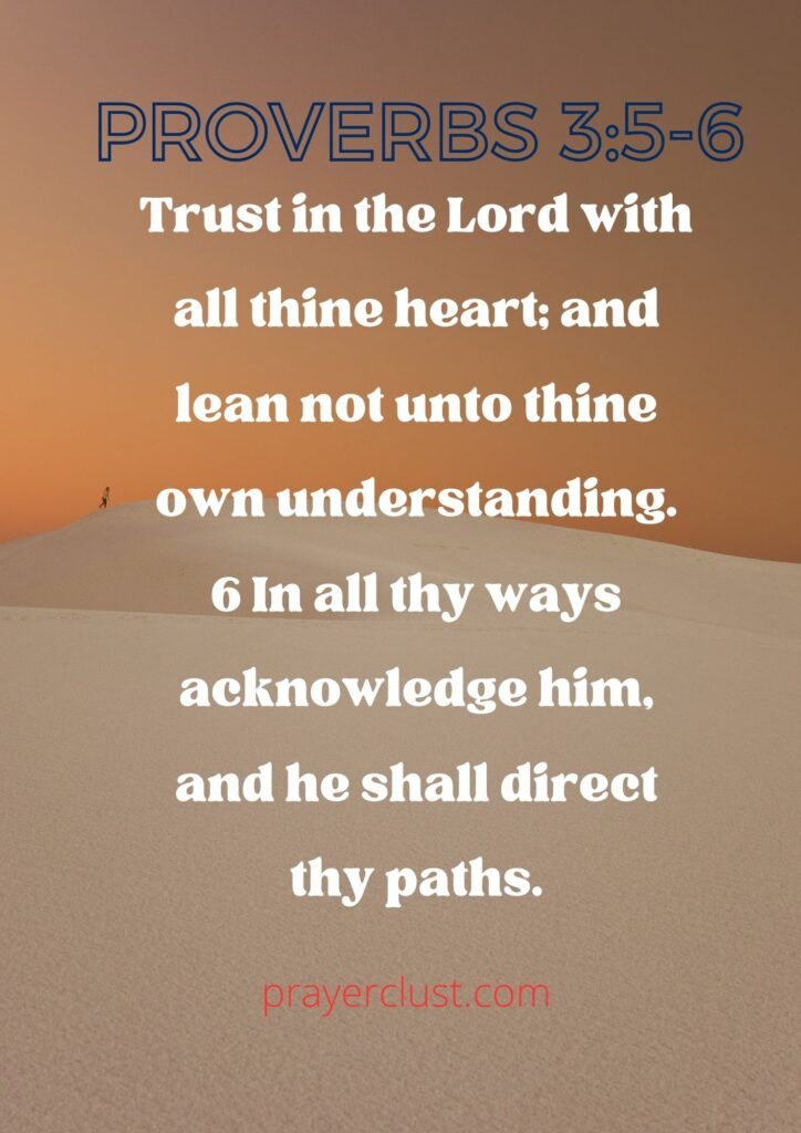 Proverbs 3:5-6