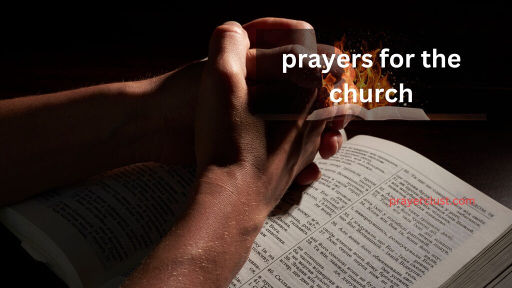 prayers for the church