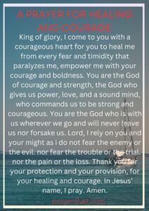 A Prayer for Healing and Courage