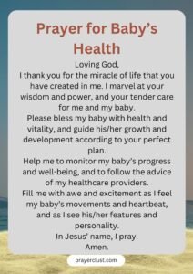 Prayer for Baby’s Health