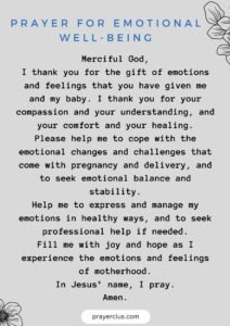 Prayer for Emotional Well-being