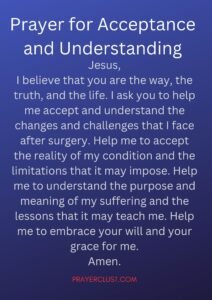 Prayer for Acceptance and Understanding