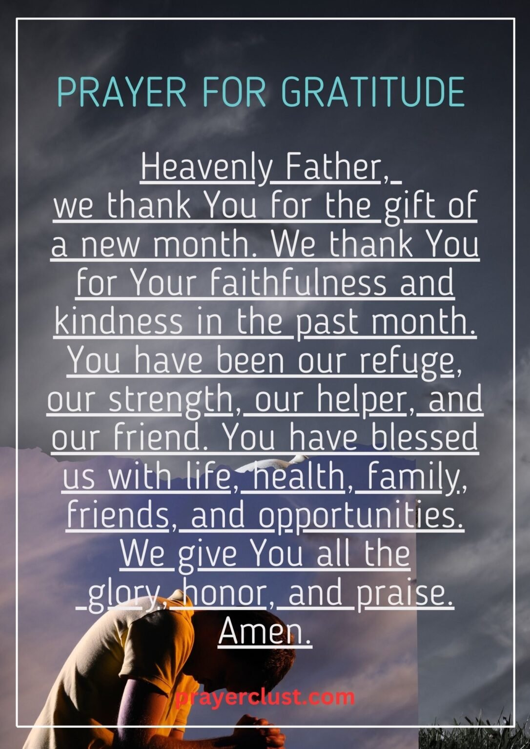 11 Strong New Month Prayers and Blessings for A fresh Start - Prayer Clust