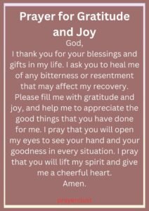 Prayer for Gratitude and Joy