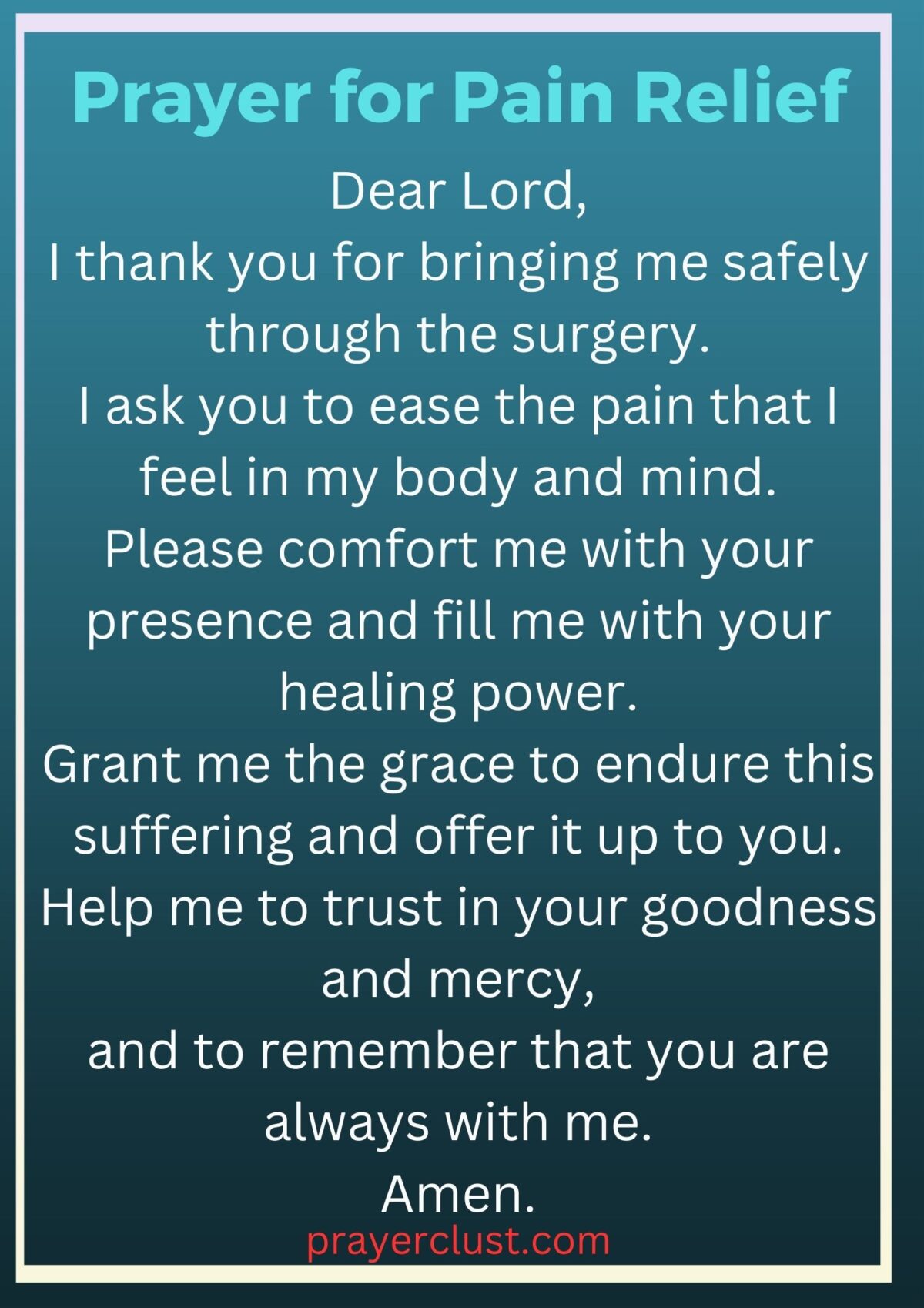 20 Powerful Prayers for Healing after Surgery for Strength and Comfort