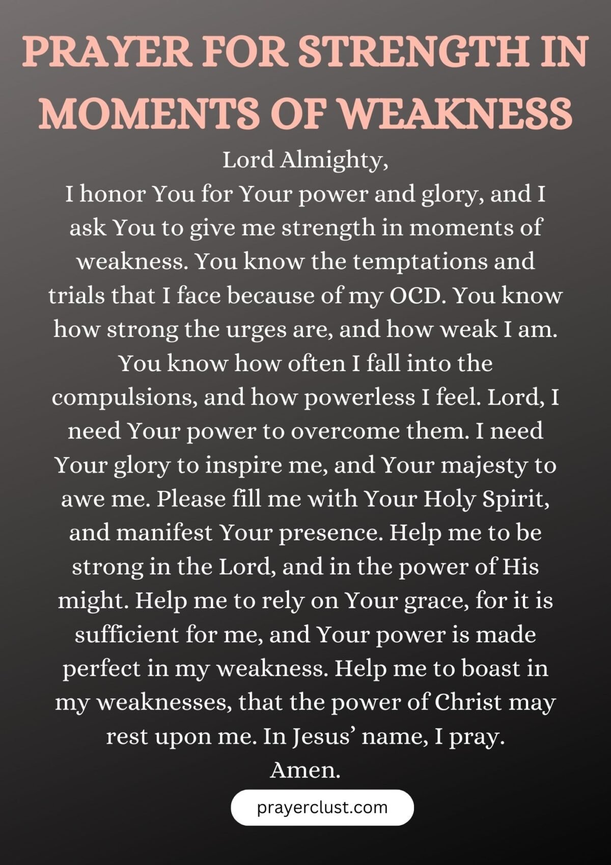 15 Powerful Prayers for OCD Sufferers Seeking Strength and Acceptance