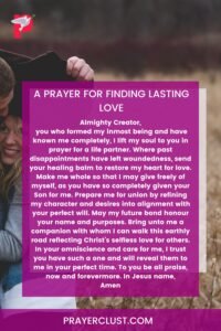 A Prayer for Finding Lasting Love