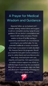 A Prayer for Medical Wisdom and Guidance