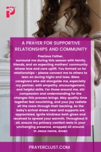 A Prayer for Supportive Relationships and Community