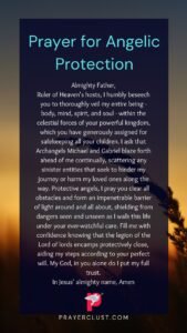 Prayer for Angelic Protection