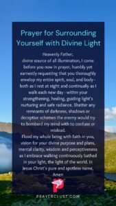 Prayer for Surrounding Yourself with Divine Light