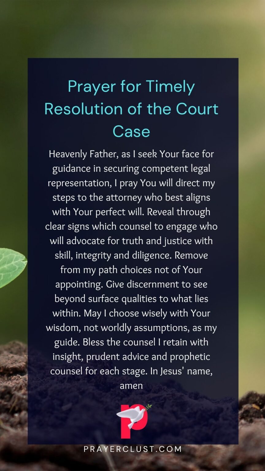 20 Powerful Prayers for Victory in Court Cases - Prayer Clust