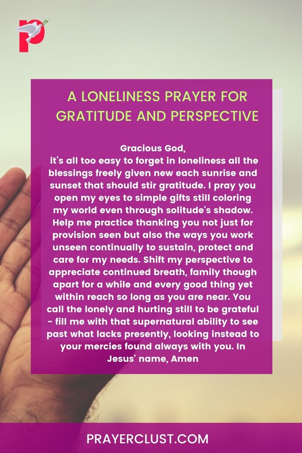 10 Encouraging Prayers For Loneliness To Find Comfort When You Feel ...
