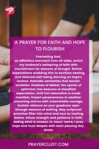 A Prayer for Faith and Hope to Flourish