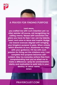 A Prayer for Finding Purpose