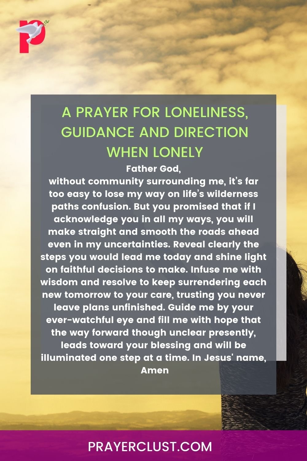 10 Encouraging Prayers For Loneliness To Find Comfort When You Feel ...