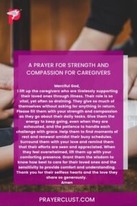A Prayer for Strength and Compassion for Caregivers
