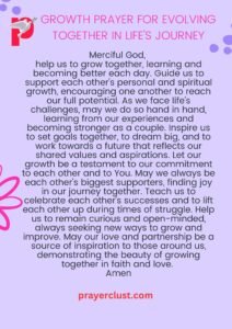 Growth Prayer for Evolving Together in Life's Journey