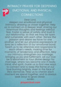 Intimacy Prayer for Deepening Emotional and Physical Connections