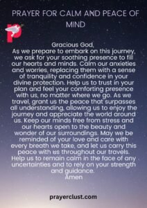 Prayer For Calm and Peace of Mind
