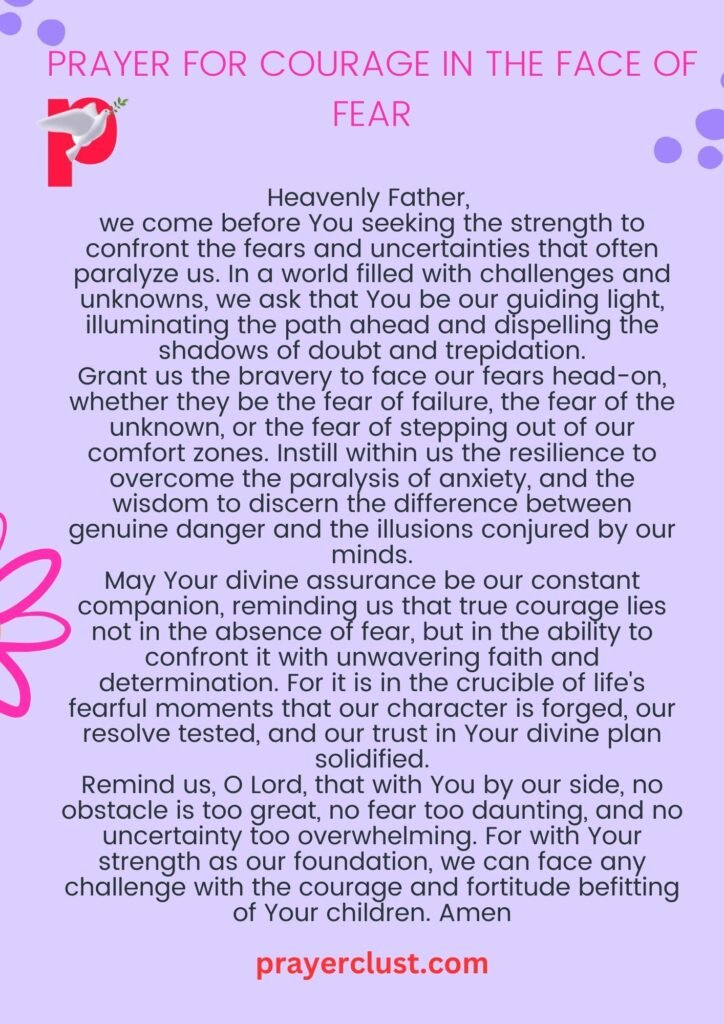 20 Powerful Prayers for Strength and Courage To Unleash Your Inner ...