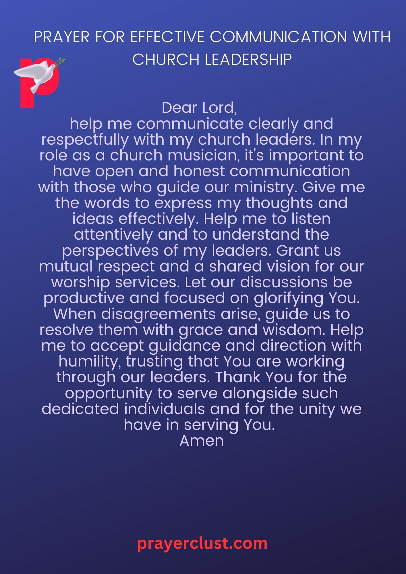 15 Heartfelt Prayers for Church Musicians and Ministry to Find Strength ...