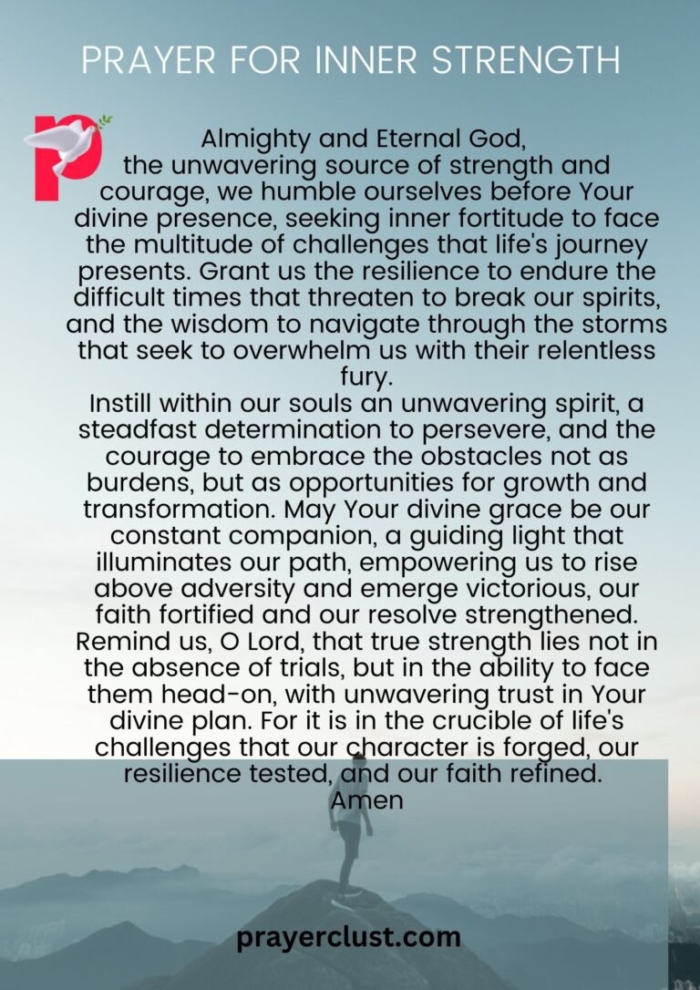 20 Powerful Prayers for Strength and Courage To Unleash Your Inner ...