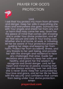 Prayer for God's Protection