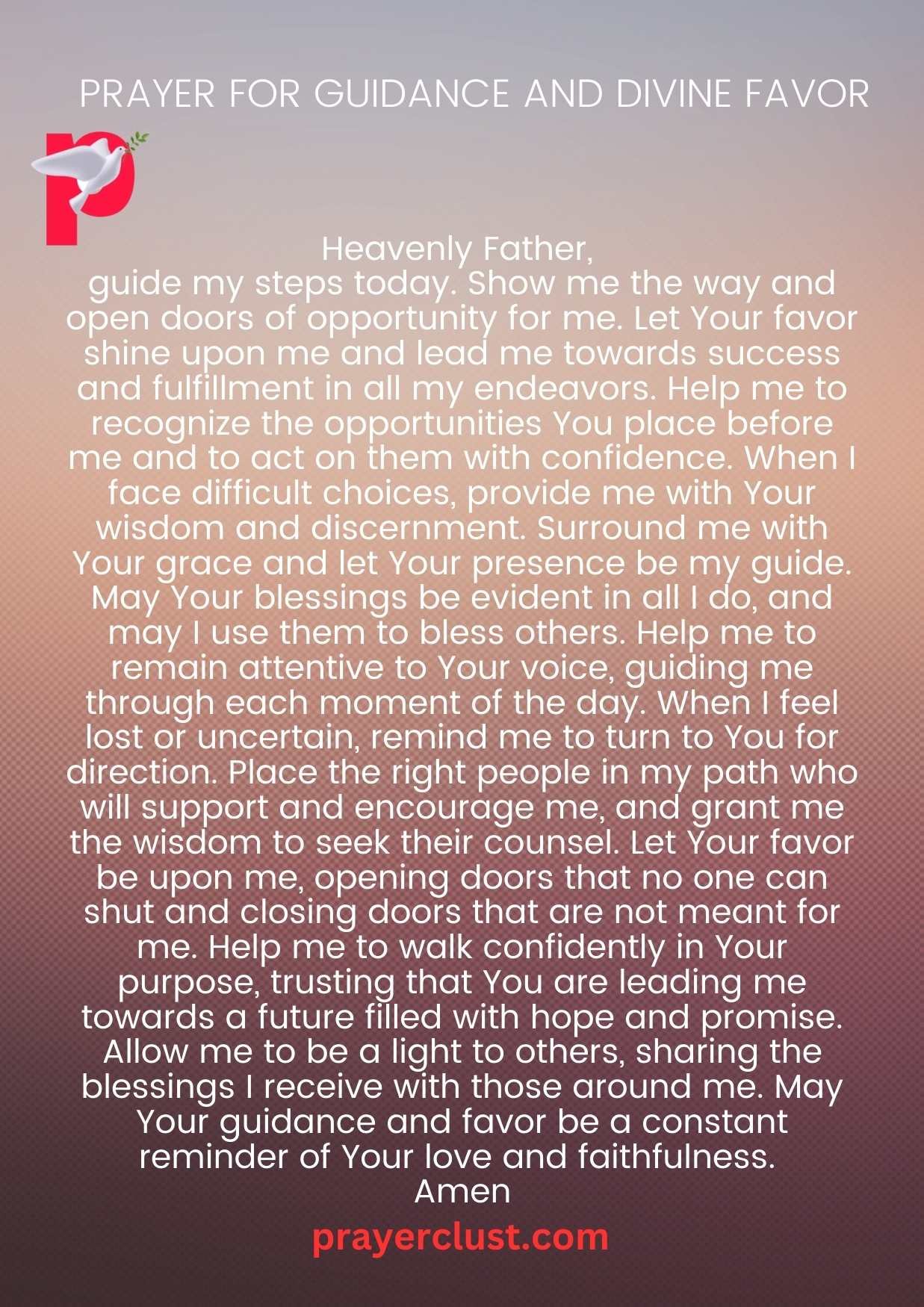 7 Effective Prayers for a Successful and Blessed Day Ahead - Prayer Clust