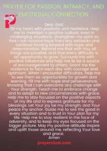 Prayer for Positivity and Resilience