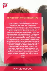 Prayer for True Friendships