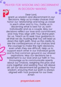 Prayer for Wisdom and Discernment in Decision-Making