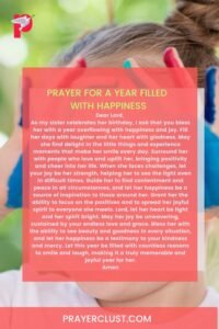 Prayer for a Year Filled with Happiness