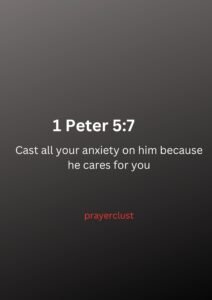 1 Peter 5:7 