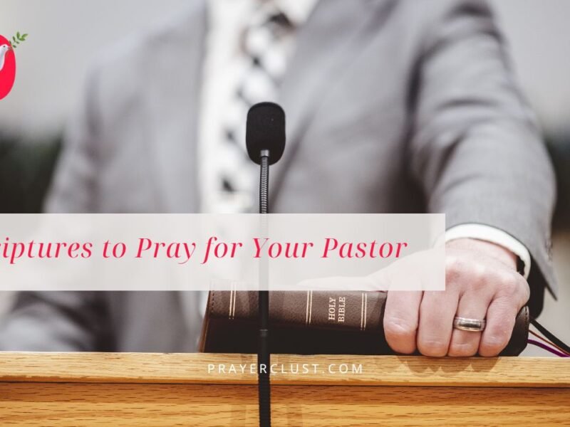 Scriptures to Pray for Your Pastor