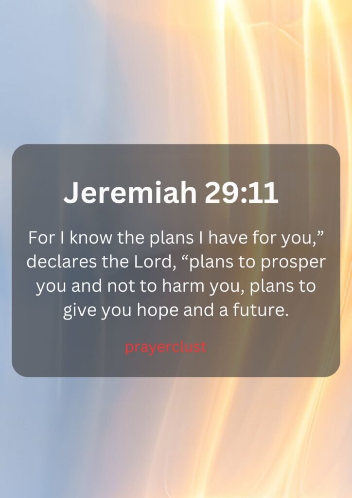 Jeremiah 29:11