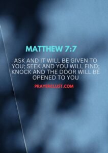 Matthew 7:7