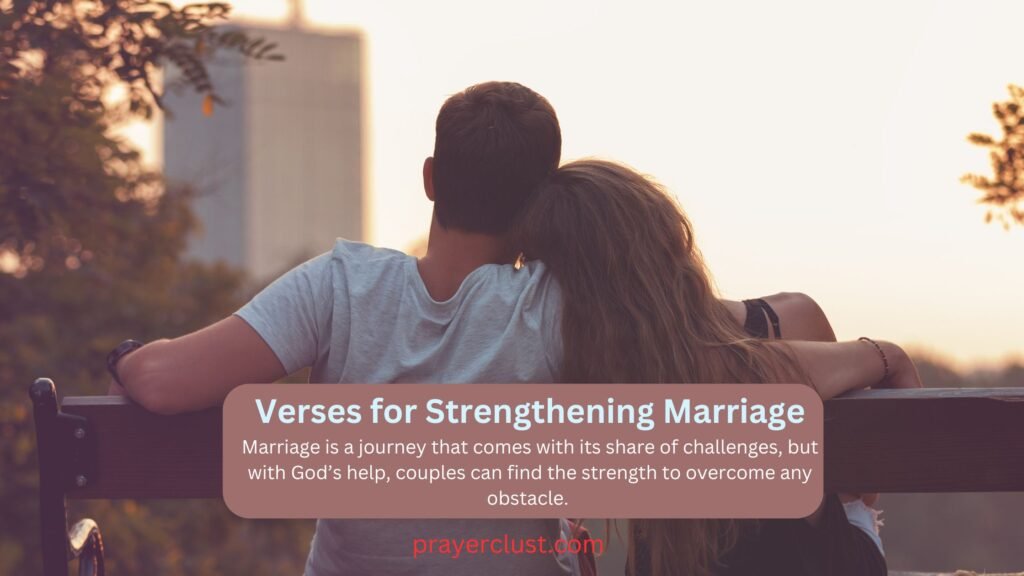 Verses for Strengthening Marriage