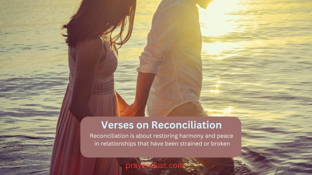 Verses on Reconciliation